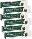Herbodent® Premium Toothpaste -5.82 Oz Pack of 6 | 21 Herbs for Strong Teeth & Healthy Gums-Neem, Clove, Cinnamon, Cardamom with Natural Mouthwash-No Paraben, No Fluoride, No Saccharin, No Triclosan by CozyNest Decor