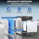 Nugget Ice Maker Countertop, 40 LBS/Day with 10 LBS Storage Bin, Freestanding/Countertop Ice Maker Machine Stainless Steel, Soft Chewable Pellet Ice Machine for Home Bar Kitchen Office, Self-Cleaning