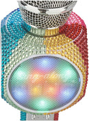 Sing-Along Bling Bluetooth Karaoke Microphone and Bluetooth Stereo Speaker All-in-One (Rainbow Bling) by TinyTreasures Baby Boutique