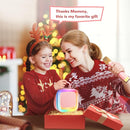 Kinglucky Karaoke Machine for Kids Girls Ages 3-12 with 2 Light-Up Microphones, Bigger Size Yet Portable Bluetooth Speaker with Voice Effects for Birthday, Family Fun & Party (Pink) by TinyTreasures Baby Boutique