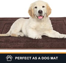 PURRUGS Dirt Trapping Door Mat 34" x 59", Non-Slip/Skid Machine Washable Entryway Area Rug, Dog Doormat, Super Absorbent Welcome Mat for Muddy Wet Shoes and Paws, Brown by CozyNest Decor