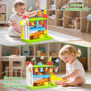 Toddler Musical Toys for 1+ Years Old Boy,Motor Skills Developmental Baby Toy 12-18 Months,Bilingual Toddler Learning Ball Drop Toy， Birthday Gift Toys for 1 2 Year Old Boys & Girls(Green) by TinyTreasures Baby Boutique