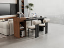 Modern Two-Tone Sofa Side Table