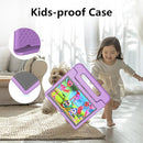 JREN Tablet for Kids｜10 Inch Kids Tablet Android 14｜Octa-core｜64GB｜WiFi ｜Bluetooth｜Parental Control｜Children Content｜Children Toddler Purple by TinyTreasures Baby Boutique