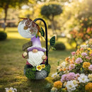 Garden Gnomes Outdoor Statue with Solar Lights Welcome Gnome Home Garden Decor Mom Gifts for Yard Patio Home Garden by CozyNest Decor