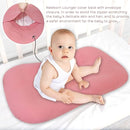 Hooyax Muslin Baby Lounger Cover Soft Organic Cotton Slipcover Fits Newborn Lounger for Baby Boys and Girls (Flesh Pink) by TinyTreasures Baby Boutique
