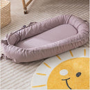 Infant Lounger, Baby Nest Cover for Baby Girls & Boys, Newborn Essentials for Baby 0-18 Months, 100% Cotton Breathable (Lavender_Blush) by TinyTreasures Baby Boutique