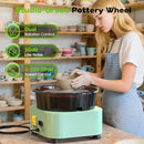 Alldeer 11-inch Pottery Wheel, 350W Electric Ceramic Forming Machine with Detachable Basin, 0-300RPM Foot Pedal Control, 19PCS Complete Clay Tool Kit for Professional Potters and Adult Crafters by TinyTreasures Baby Boutique