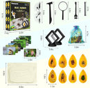 Bigger Amber Dig Kit - 8 Different Artificial Insect Resin,Excavate Unique Insect Specimens,Bugs Toys Educational Science Kits Toys for Kids,STEM Projects Gift for Girls & Boys Age 6-8-12-14 Year Old by TinyTreasures Baby Boutique