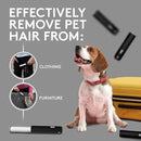 Flint Classic Black Retractable Mini Lint Roller with 90 Extra Sticky Sheets, Small and Portable Lint Roller, Ideal Pet Hair Remover, Travel Lint Rollers for pet Hair Extra Sticky by CozyNest Decor