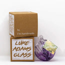 Luke Adams Handmade Glass Gazing Balls for Garden on Clearance – Hand Blown Glass Gazing Ball for Yard Décor – Decorative Garden Globe (Purple Crush/Lavender) by CozyNest Decor