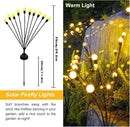 Solar Garden Lights Firefly & Starburst Swaying Lights (4 Pack), Waterproof Outdoor Decor for Yard, Patio, Pathway & Lawn by GreenHaven Gardens