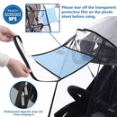 Stroller Rain Cover,Universal Stroller Accessory,Waterproof, Windproof Protection,Protect from Dust Snow,Baby Travel Weather Shield by TinyTreasures Baby Boutique