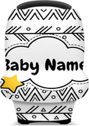 Baby Car Seat Stroller Cover Nursing Cover New Mom Breastfeeding Scarf Soft Stretchy Infant Carrier Cover Car Canopy Coverage by TinyTreasures Baby Boutique