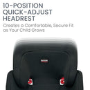 Britax Skyline 2-Stage Belt-Positioning Booster Car Seat, Dusk - Highback and Backless Seat by TinyTreasures Baby Boutique