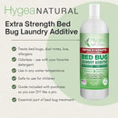 Lice & Bed Bug Extra Strength Laundry Additive - Environmentally Responsible, Odorless & Stain-Free Liquid Laundry Treatment - Safe for Children & Pets - Any Water Temperature (32 oz) by CozyNest Decor