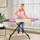 Extra Large Ironing Board with Hang Rail and Iron Rest 63" L x 20" W (Large with Iron Rest (Pink Cover)) by CozyNest Decor