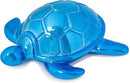 Small Sea Turtle Statue 4 inch Shiny Blue Accent Knick Knacks Paperweight for Bathroom Home Office Shelf Desk Table Decor, Cute Sea Turtle Gifts for Women by CozyNest Decor
