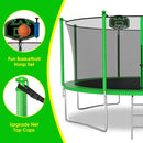 SKYUP Tranpoline 1500LBS 16 15 14 12 10 8 FT Tranpoline for 7-10 Kids and Adults, Windproof Outdoor Tranpoline with Enclosure Net, Basketball Hoop, Easy to Install & Last Long - ASTM Approved by TinyTreasures Baby Boutique