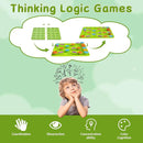 Brain Stem Activity Logic Kits, Board Teaser Games & Puzzles Toys with 200+ Challenges, 4 Difficulty Levels for Kids Ages 3-10, Educational Learning Maze Games for Toddlers by TinyTreasures Baby Boutique