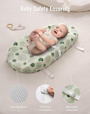Blissful Diary Muslin Baby Changing Pad with Waterproof Lining Foam, Diaper Changing Table Pad with Cover for Dressers (Monstera, Avocado) by TinyTreasures Baby Boutique