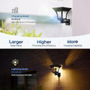 CINOTON Outdoor Solar Landscape Pathway & Wall Lights with 2 Brightness Modes, IP65 Waterproof LED Solar Powered Garden Lights for Patio Lawn Porch Walkway Backyard Driveway Sidewalk Warm White 4 Pack by GreenHaven Gardens