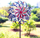 DREAMYSOUL Large Wind Spinners 20" Dia, Metal Patriotic Wind Sculpture Spinner Yard Art for Outdoor Garden Patio Decor by GreenHaven Gardens