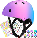 Color Gradient Adjustable Kids Bike Helmet Toddler Skateboard Helmets Boys Girls Child Ventilation Helmet for Multi-Sports Skating Cycling Scooter Balance by TinyTreasures Baby Boutique