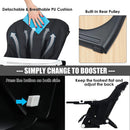 4-in-1 High Chair–Booster Seat with Adjustable Height and Recline by LJGDeals