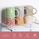 12 OZ Coffee Mugs Set of 6, Modern Coffee Mugs Set with handle for Tea/Latte/Cappuccino/Milk/Cocoa. by CozyNest Decor