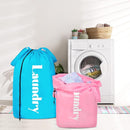Sylfairy 2 Pack XL Laundry Bag with Strap,Heavy Duty Travel Laundry Bag,Rip-Stop Dirty Clothes Shoulder Bag with Drawstring,Easy Fit a Laundry Hamper or Basket Travel Essentials by TinyTreasures Baby Boutique