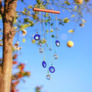 YU FENG Hanging Crystals Suncatcher Ornament Turkish Blue Evil Eye Decor Crystal Ball Prisms Rainbow Maker Pendant for Window Garden by GreenHaven Gardens