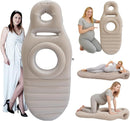 Inflatable Pregnancy Belly Mattress, Float with Abdominal Hole Full Body Inflatable Bed for Pregnant Women, The Best Pregnancy Pillow for Sleeping Prone - Relieves Back Hip Pain by TinyTreasures Baby Boutique