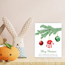 SHLINCO Handprint Keepsake DIY Kit, Baby's First Holiday Keepsake, Christmas Winter Decoration, Kids Family Footprint Art, 7.8x9.8 Inch Canvas, Suitable For Desktop Wall Ornaments by TinyTreasures Baby Boutique