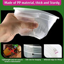 REMIAWY Orchid Pot - 6 Pack Clear Plastic Orchid Pots with Holes, Slotted Flower Planter for Indoor Outdoor Use, 3 Each of 4.1 and 4.8 Inch by GreenHaven Gardens
