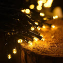 200 Led Solar String Lights Outdoor, 82ft Warm White Solar String Lights, 8 Lighting Mode Solar Fairy Lights for Outside, Waterproof Solar String Lights for Outside,Garden,Courtyards,Trees, Patio by GreenHaven Gardens