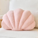 Pink Seashell Throw Pillows, Shell Shaped Throw Pillows, 18 Inch Soft Home Decorative Pillow Plush Cushion for Bed Couch Living Sofa Room Decor Accent Throw Pillow (Pink 18Inch) by CozyNest Decor