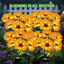 Solar Sunflower Lights 2 Pack with 12 Sunflower Solar Lights Outdoor Garden Decor Birthday Gift for Mom Women Grandma,Waterproof Solar Flower Garden Stake Lights for Yard Landscape Patio Lawn Pathway by CozyNest Decor