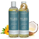 SoCal Suds & Company Baby Shampoo & Body Wash, 2-in-1 Organic Gel - Gentle Castile Soap with Vitamin-Infused Oils & Botanicals - Natural Care for Sensitive Skin Hypoallergenic -12oz Fragrance Free 2Pk by TinyTreasures Baby Boutique