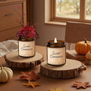 Auelife Fall Candle, Sweet Cinnamon Scented Candle, Fall Scents Soy Candles for Home Scented - Autumn Candles Gifts Set for Men and Women, Holiday, Thanksgiving, 7oz by CozyNest Decor