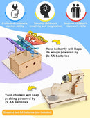 Poraxy 5 Set STEM Kits for Kids Ages 8-10, Toys for Ages 8-13, 3D Wooden Puzzles, Educational Engineering Arts Crafts Science Building Kits, Gifts for Boys and Girls 7 8 9 10 11 12 13 Year Old by TinyTreasures Baby Boutique