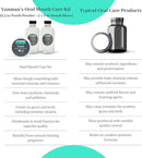 Vanman's - Oral Mouth Care Kit with Powder Toothpaste (2.5 Ounce) and Two Oral Rinse Mouthwash (8 Ounce) - Aloe, Mint Remineralizing Mouthwash and Tooth Powder with Coconut Charcoal, Egg Shell by CozyNest Decor