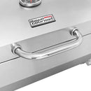 Royal Gourmet GT1001 Stainless Steel Portable Grill, 10000 BTU BBQ Tabletop Gas Grill with Folding Legs and Lockable Lid, Outdoor Camping, Deck and Tailgating, Silver by GreenHaven Gardens