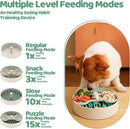 Slow Feeder Dog Bowl for Large Dogs with Non-Slip Base - Adjustable Speed Design, Removable Puzzle Inserts & Dishwasher Safe, Green by CozyNest Decor