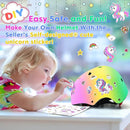 Color Gradient Adjustable Kids Bike Helmet Toddler Skateboard Helmets Boys Girls Child Ventilation Helmet for Multi-Sports Skating Cycling Scooter Balance by TinyTreasures Baby Boutique
