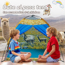 Kids' Alpaca Tent - Fun Pop-Up Playhouse for Boys and Girls - Easy Setup, Indoor/Outdoor Adventure Tent - 47" x 47" x 43" by TinyTreasures Baby Boutique