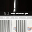 Vision Home Light Grey Pinch Pleated Full Blackout Curtains Linen Blended 60" Wide Thermal Insulated Window Panels 84 inch for Bedroom Living Room Darkening Pleat Drapes with Hooks Back Tab 60"Wx84Lx1 by CozyNest Decor