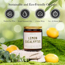 4 Pack Scented Candles Set | Scented Candles for Home, Candle Gifts for Women Men, Soy Candle for Home, Aromatherapy Gift of Amber Patchouli/Lemon Eucalyptus/Lavender/Sandalwood by CozyNest Decor