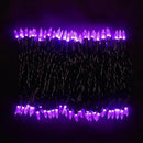 MULTI-SPARKING Purple LED Halloween Lights - 100 Count Purple Christmas String Lights for Tree, Party, Holiday, Indoor and Outdoor Halloween Decorations, 33 Feet Black Wire, UL Certified, Connectable by GreenHaven Gardens
