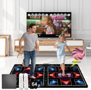 Music Dance Mat for Kids & Adults,Ideal for Fitness Dance Games,899 Games,64GB Memory Card,75 Music Videos,650 Songs.for TV use,Made of Premium Flannel,a Luxurious Gift for Children by TinyTreasures Baby Boutique